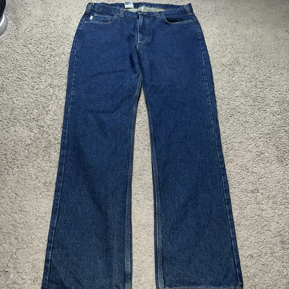 Vintage Carhartt Jeans Mens Straight Fit Relaxed Leg Denim B18 38x34